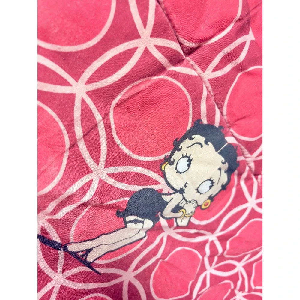 Betty Boop Vintage Comforter Bedding Reversible Cartoon Pop Art Kitsch